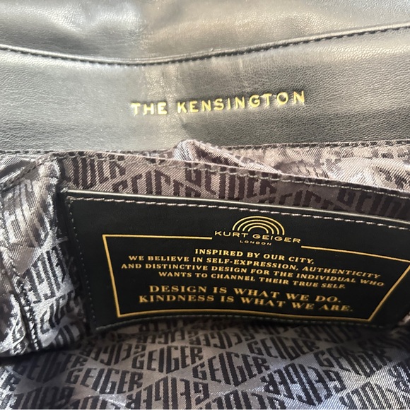 Kurt Geiger Black Quilted XXL Kensington Bag - Picture 3 of 8